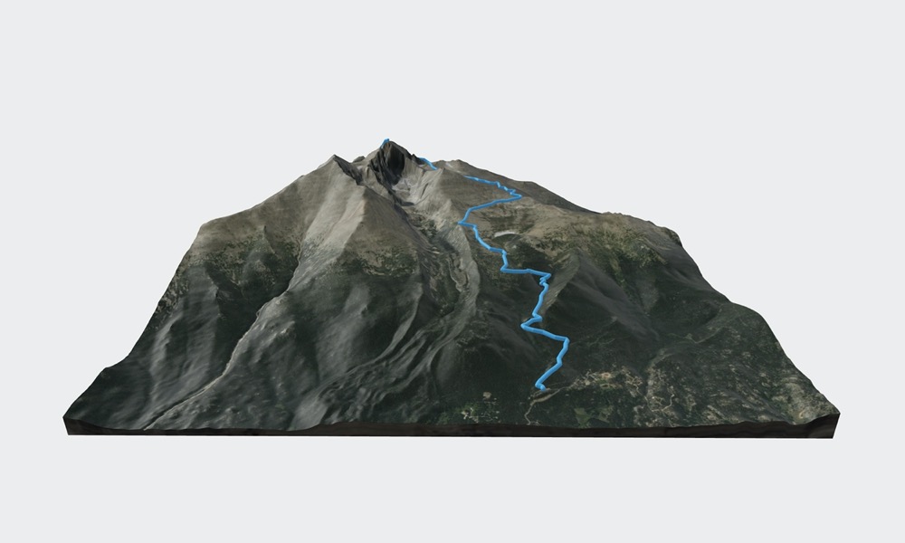 3D model of Longs Peak