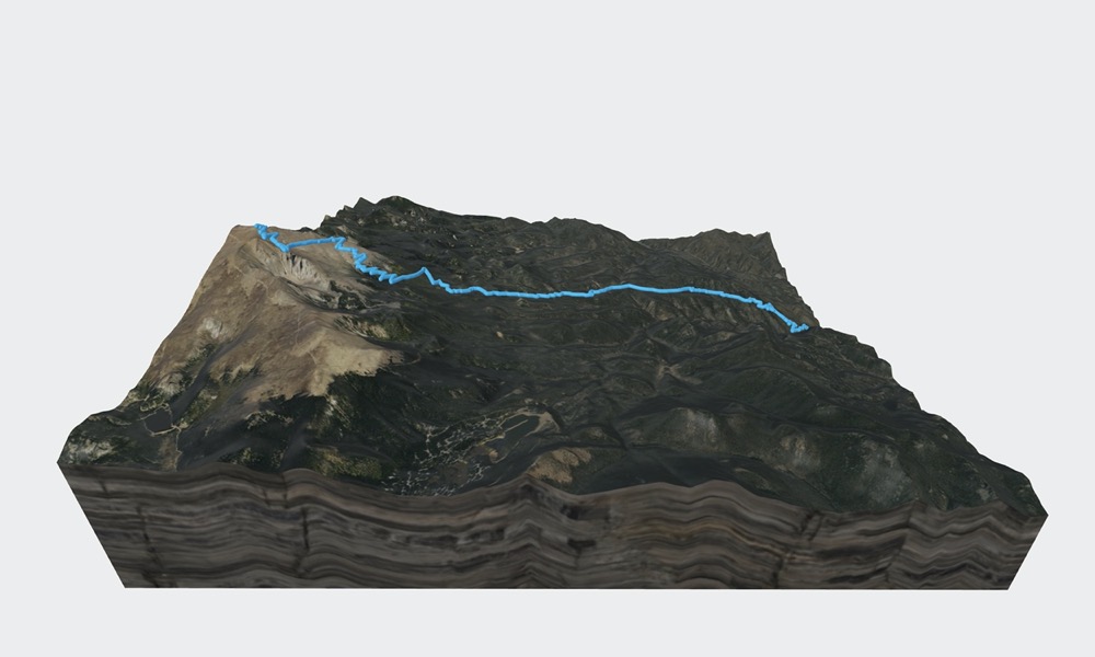 3D model of Pikes Peak